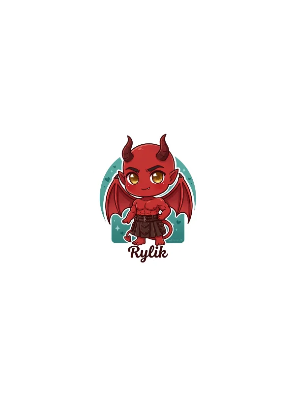 "Rylik" Chibi Die-Cut Stickers product image (2)