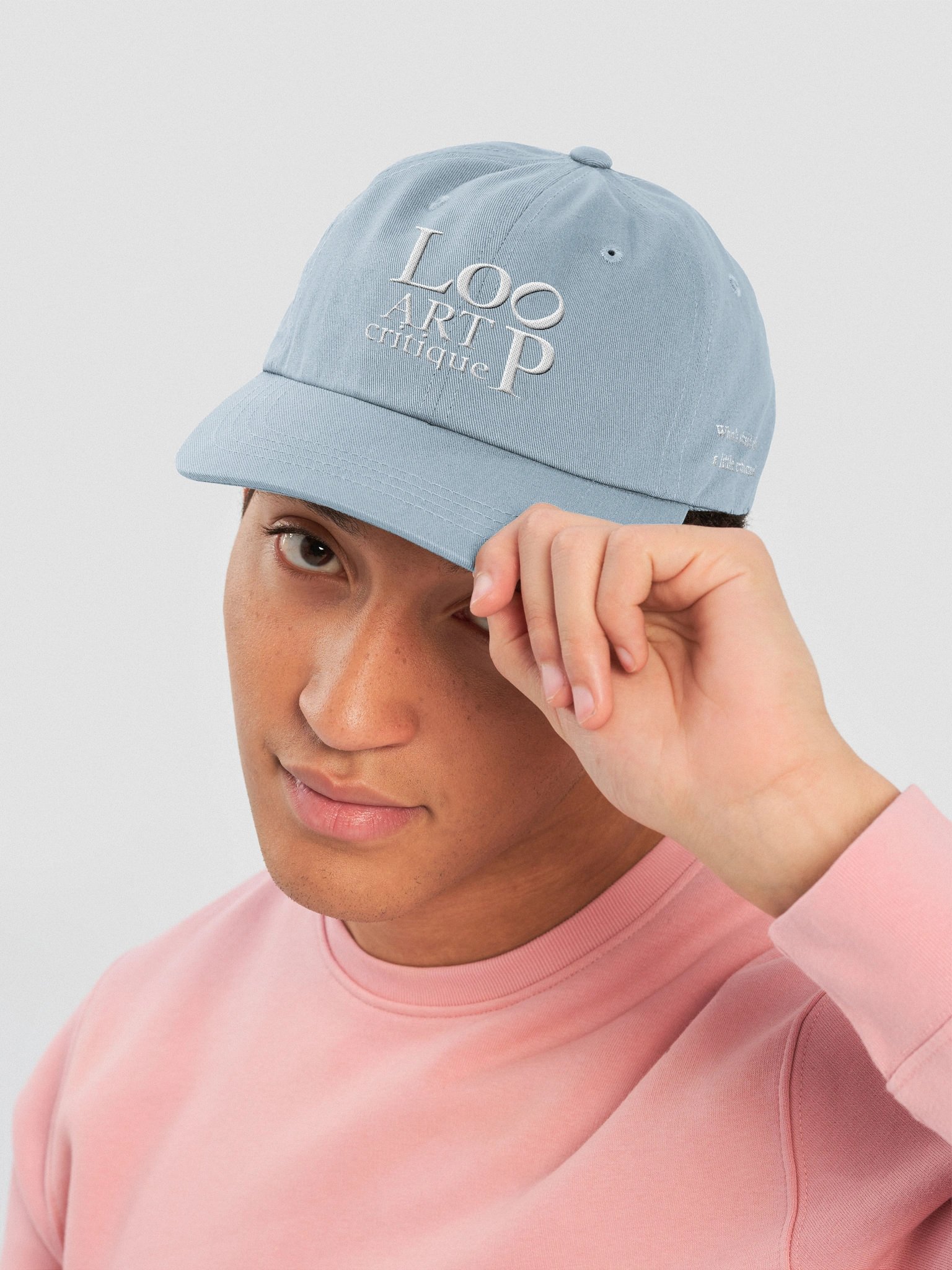 Logo hat, sky blue product image (5)