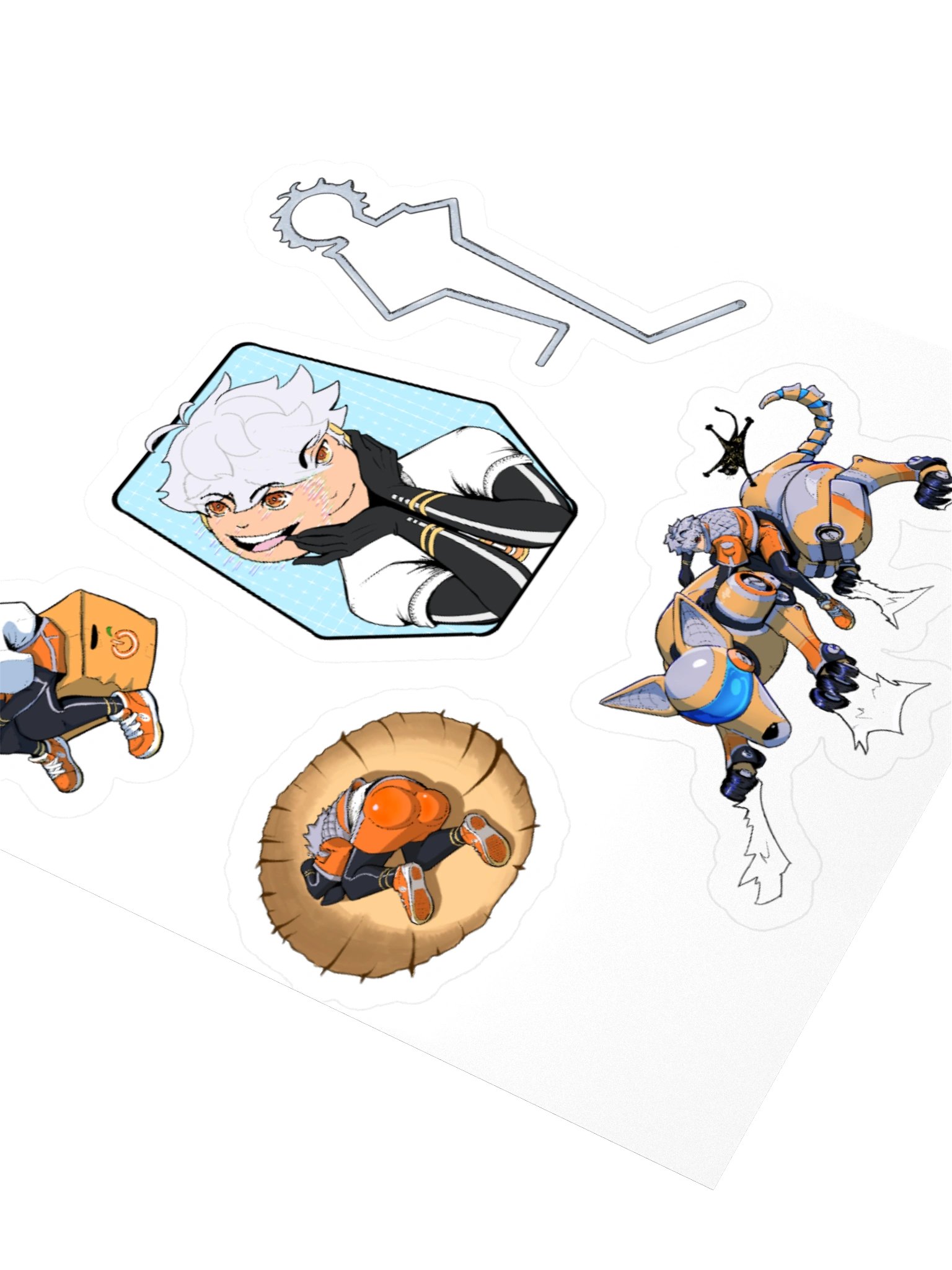PowerGuyGG "Is that an Anime Reference??" Sticker Sheet product image (7)