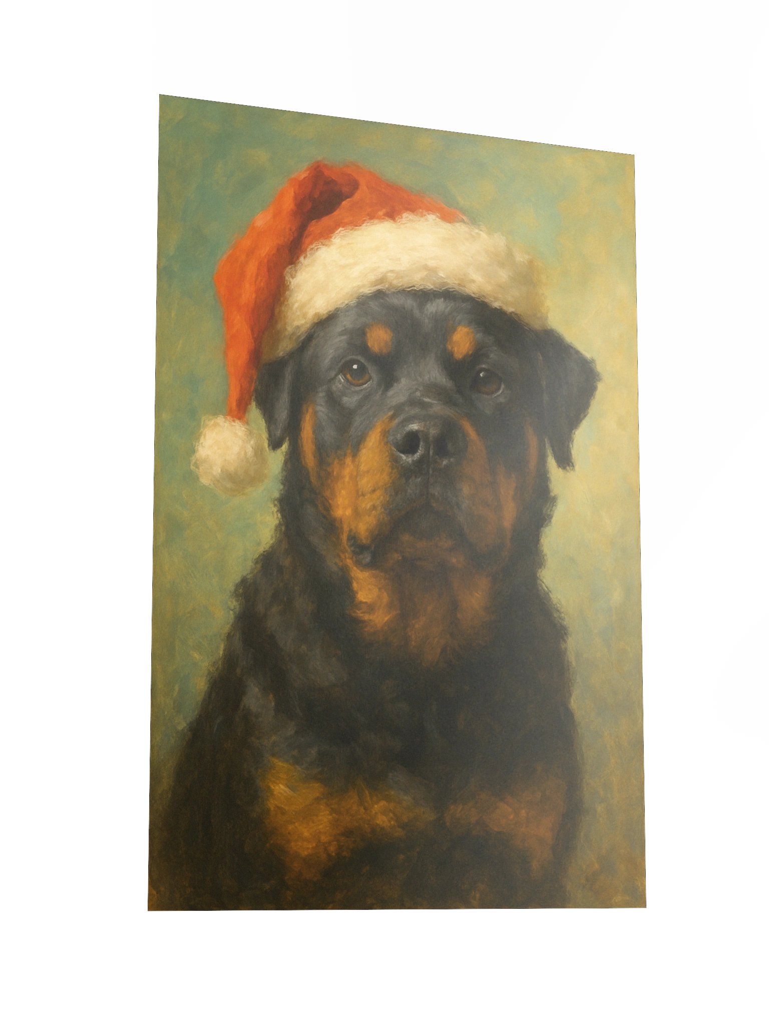 Santa Rottweiler Poster product image (4)