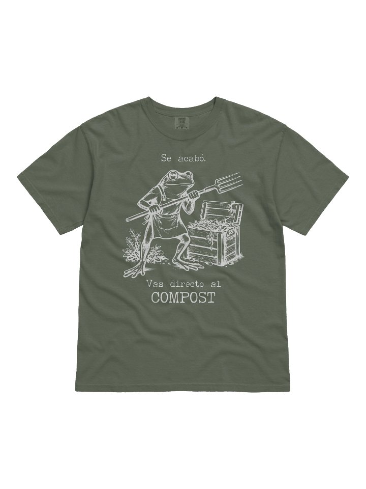 Camiseta Se Acabó Vas Directo al Compost | Camiseta Divertida de Jardinería | Camiseta Moss para Amantes del Huerto product image (1)