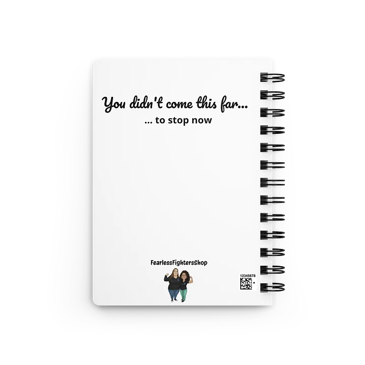 Ovarian Cancer - Fearless Fighter Spiral Journal [Lined Pages] product image (2)