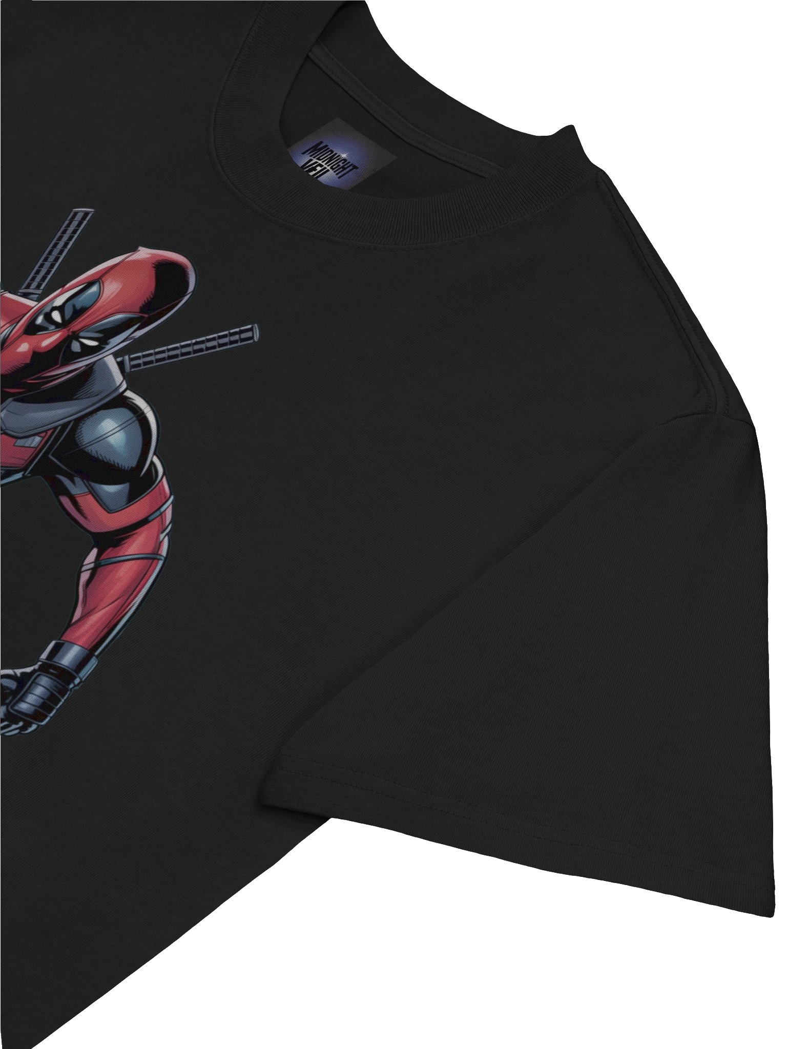 Deadpool Midnight Mayhem Oversized Faded T-Shirt product image (7)