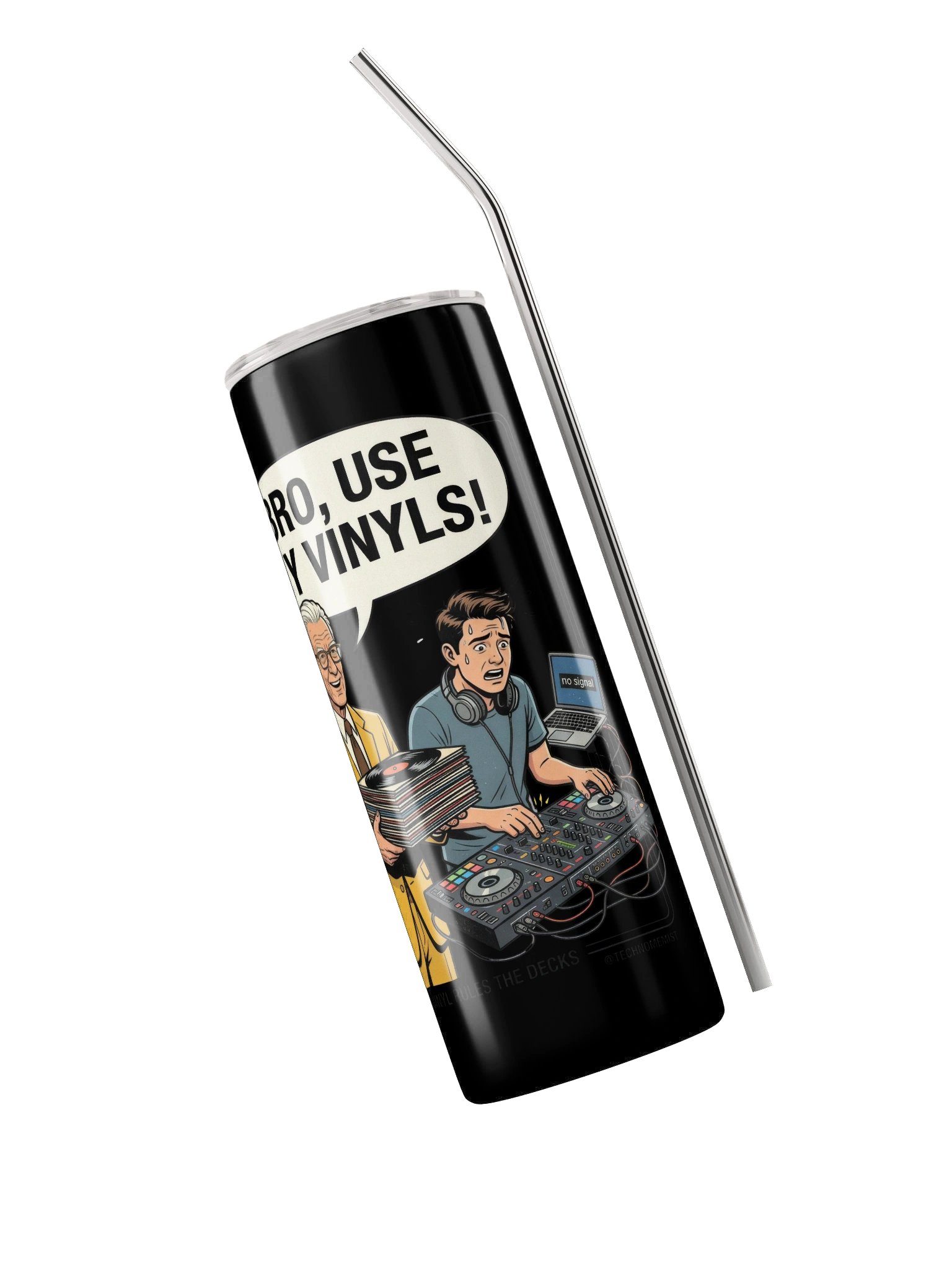 Bro, Use My Vinyls! Water Bottle product image (3)