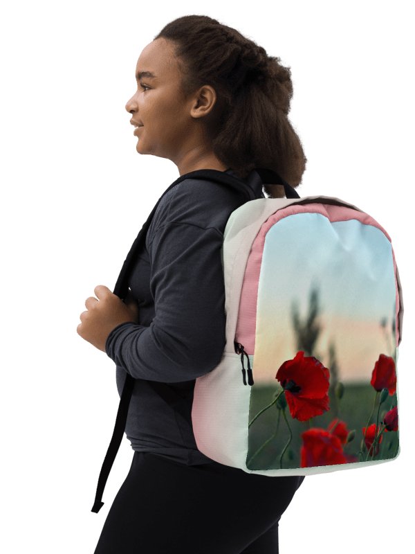 Design-backpack - Poppies in the wind (Light-colored Design) product image (2)