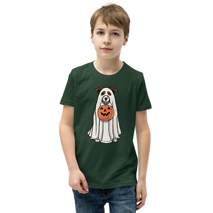 Halloween Australian Shepherd(Red Tricolor) Youth T-Shirt product image (1)