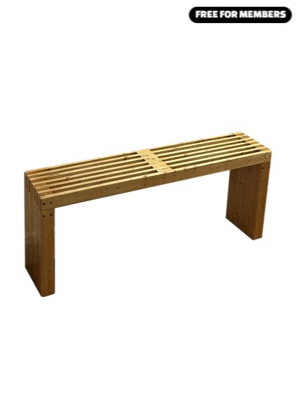 [Build Plans] Self Squaring 1x3 Bench product image (1)