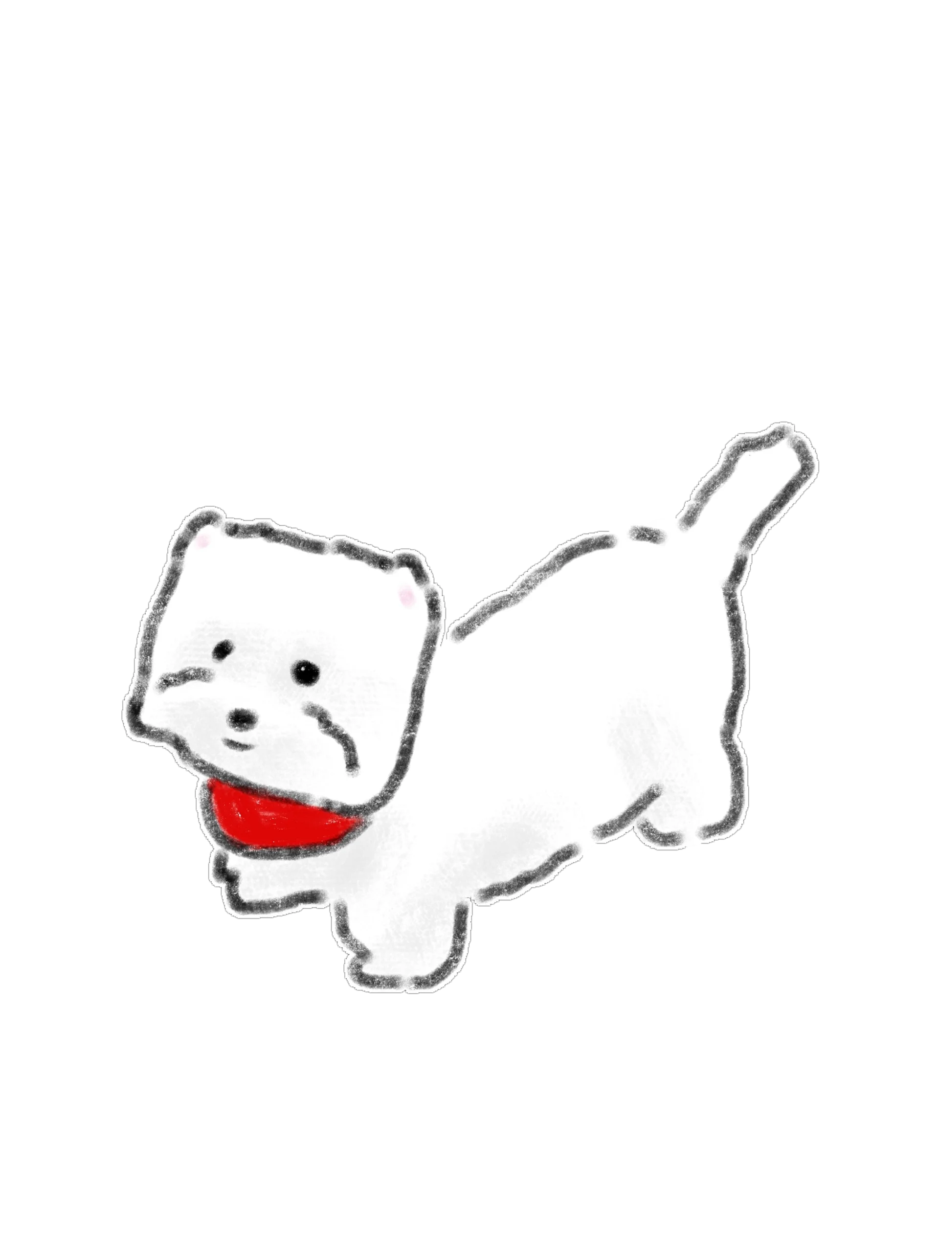 Playful & Quirky Dog Watercolor Clipart PNG Bundle (15 Items) product image (3)
