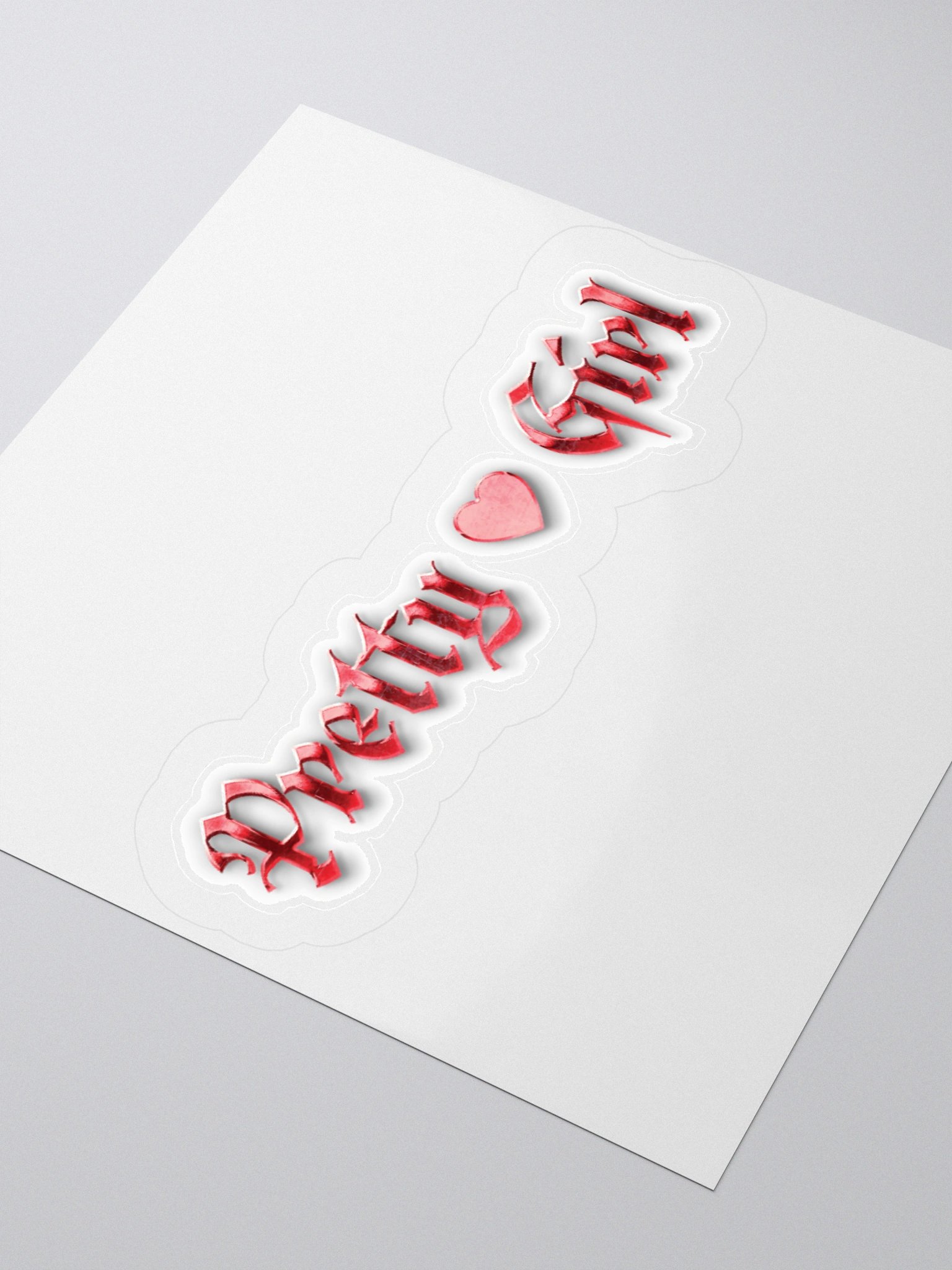 Pretty Girl Heart Sticker product image (9)