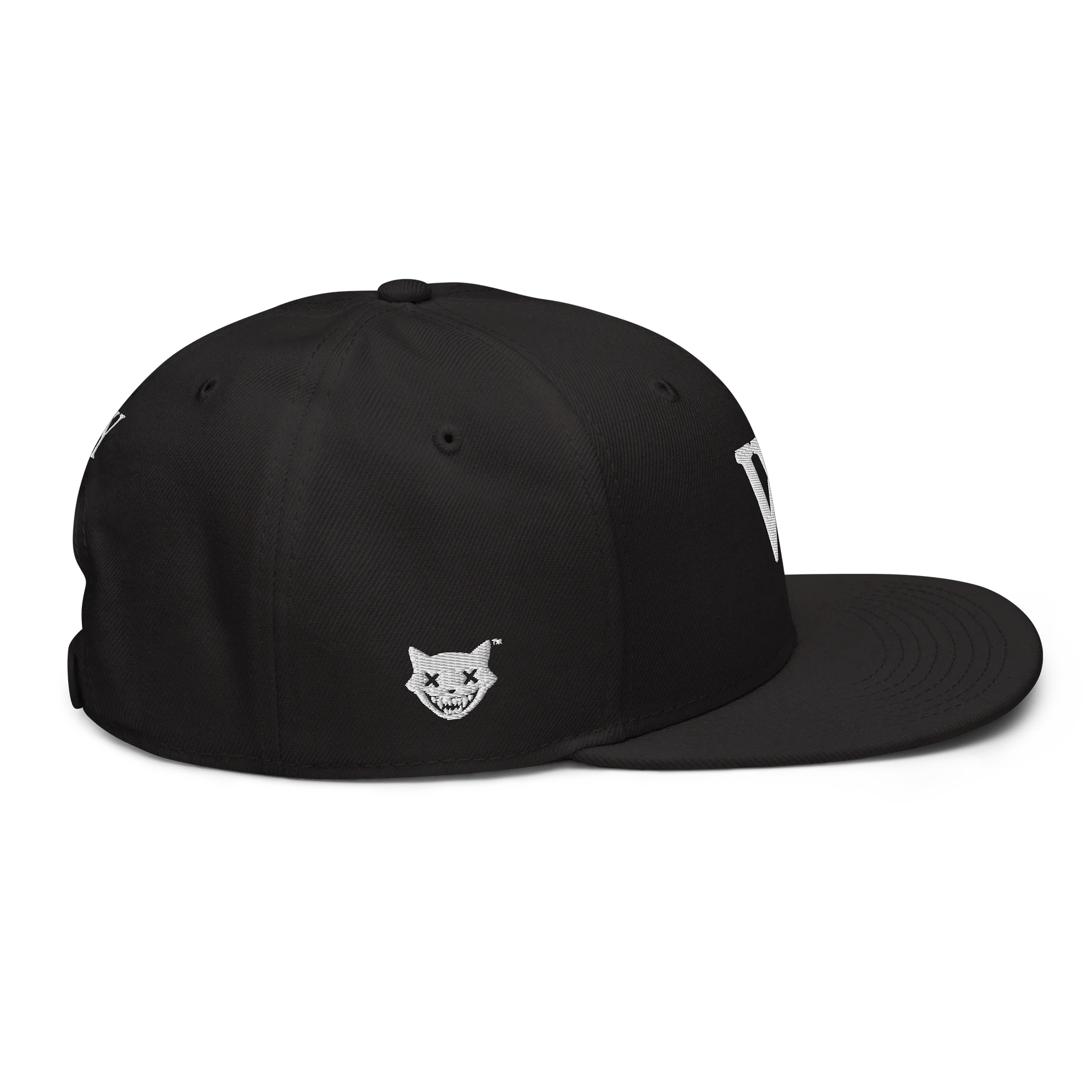 VY monogram Wool Blend Snapback BLACK product image (4)