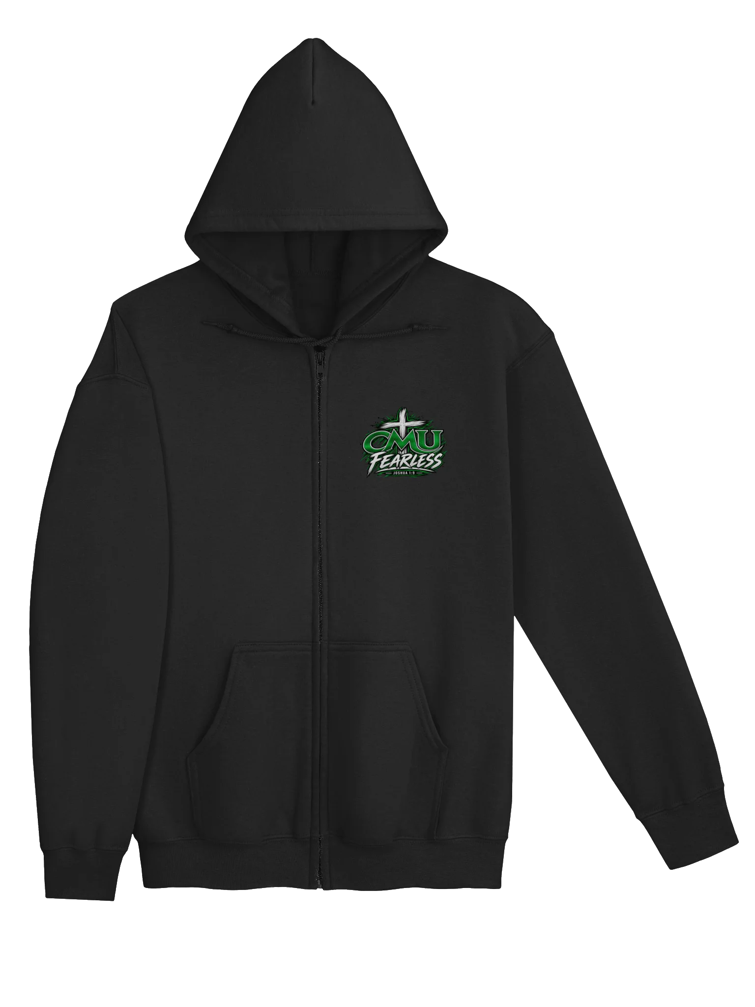 CMU Fearless Joshua 1:9 Zip Hoodie product image (3)
