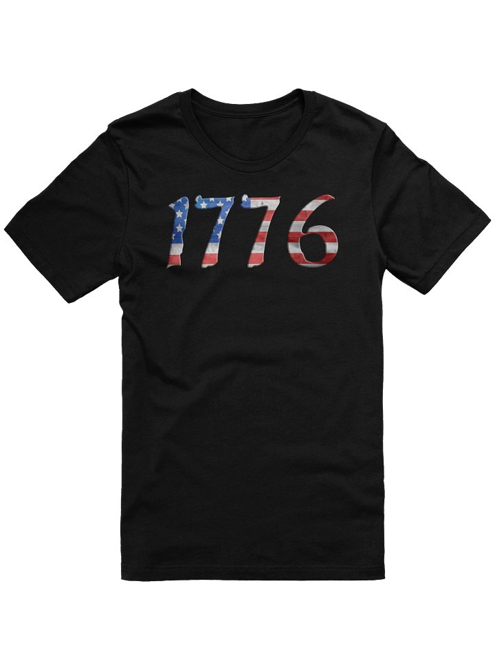 1776 Patriotic USA Flag Colors American Design T-Shirt product image (3)