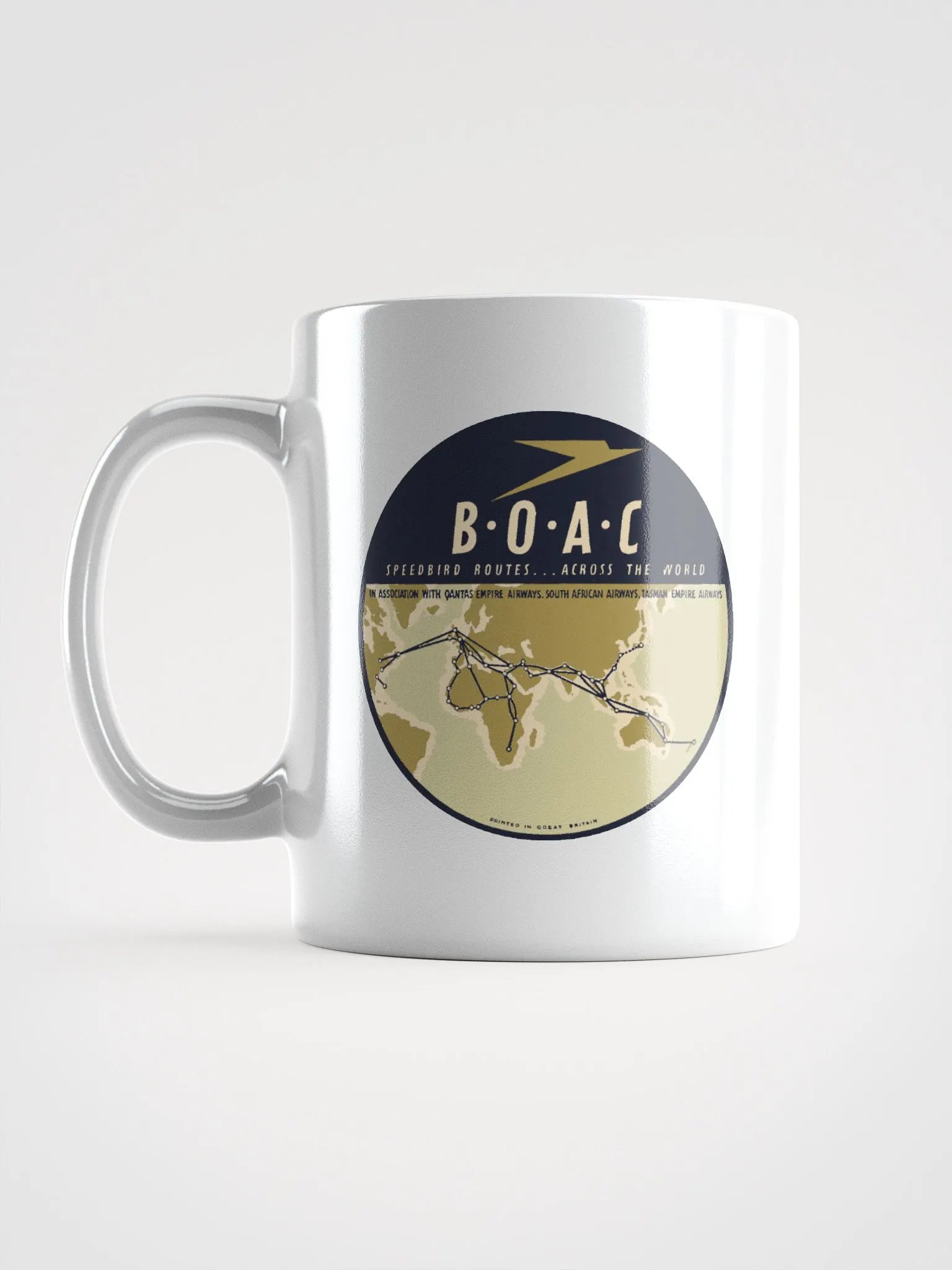 BOAC Speedbird Routes Across The World - Mug product image (16)