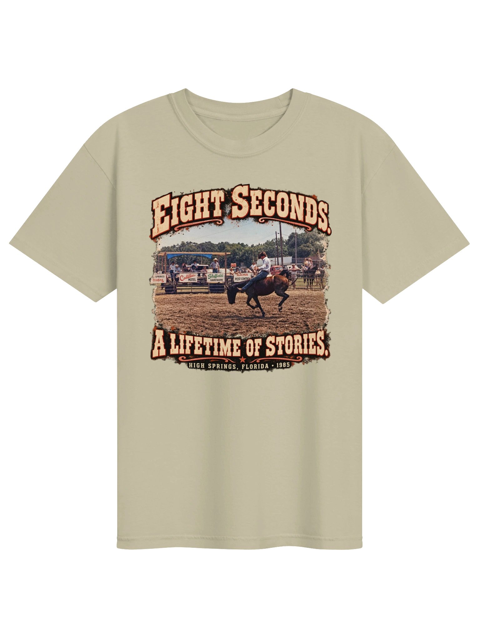 Vintage Bull Riding Shirt — Eight Seconds, A Lifetime of Stories | Broken Arena™ product image (2)