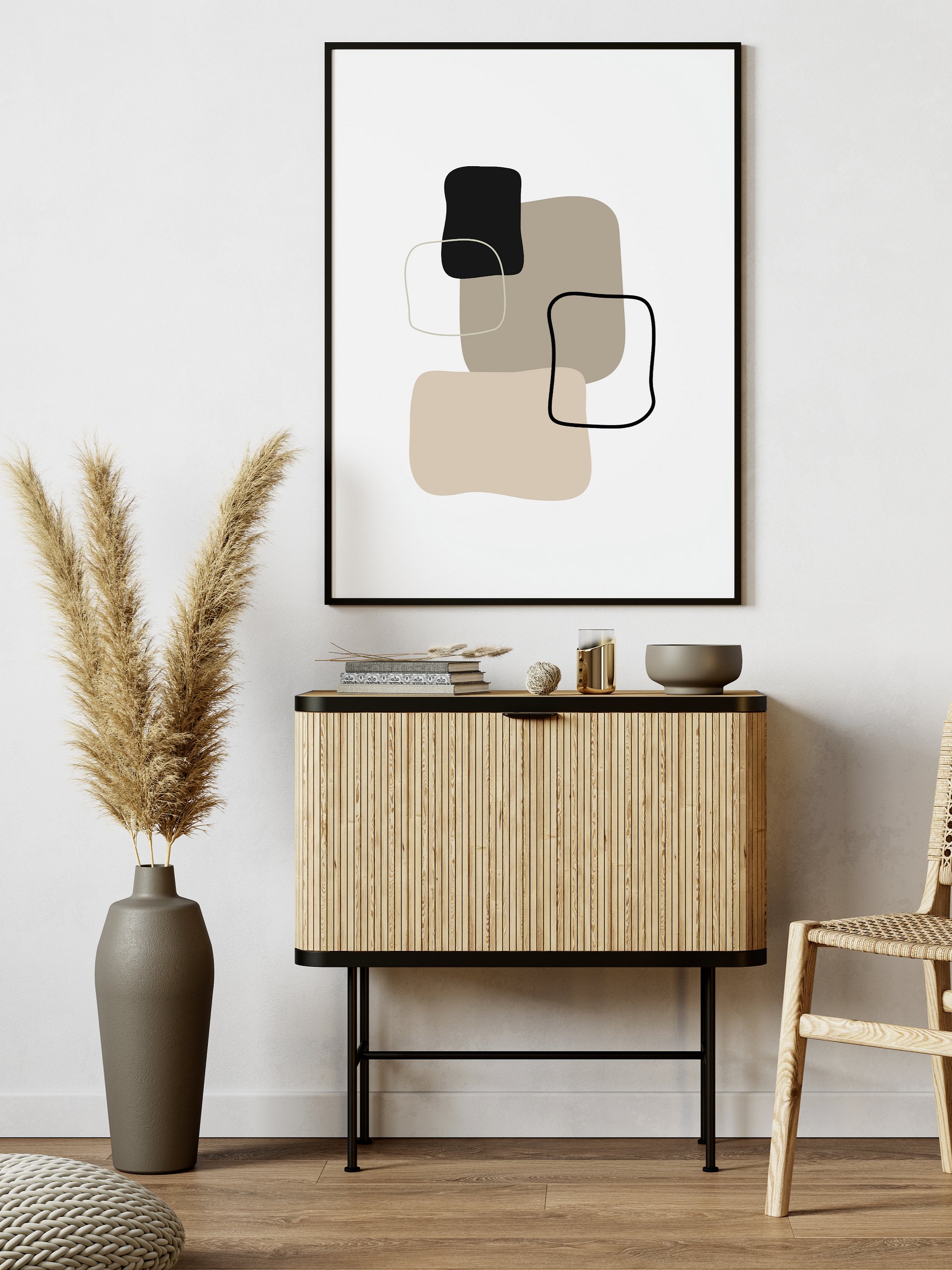 Organic Shapes Matte Poster (frame not included) product image (1)