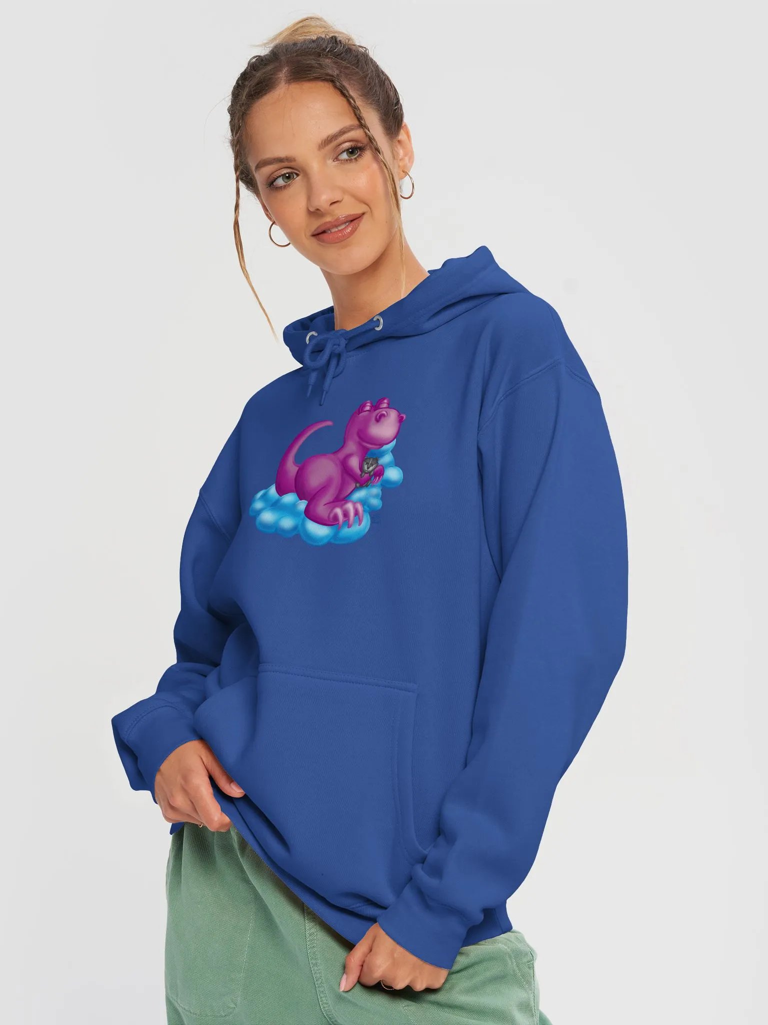 Sleepy Dino Hoodie product image (1)