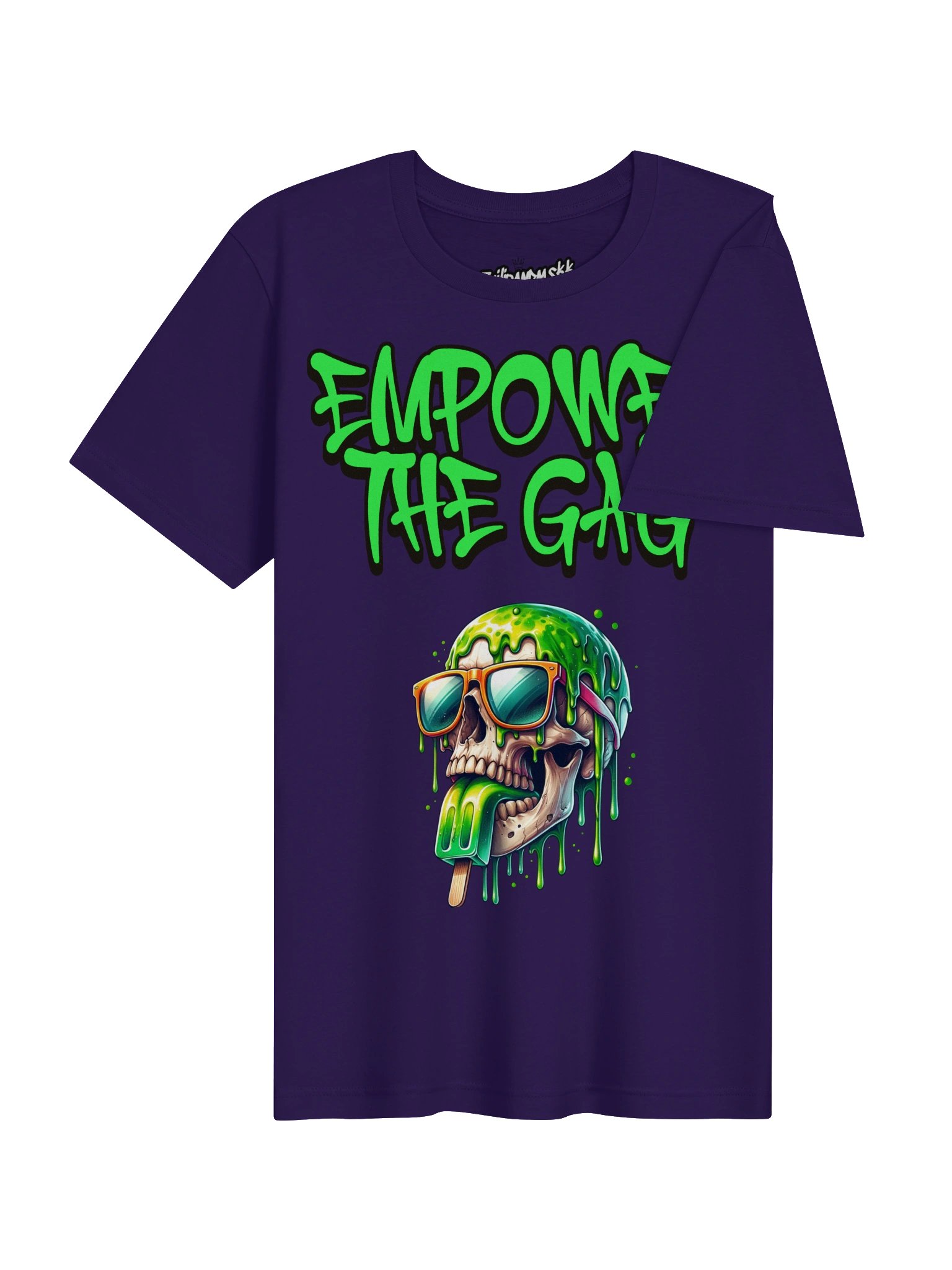 Neon Skull Slime Tee product image (4)