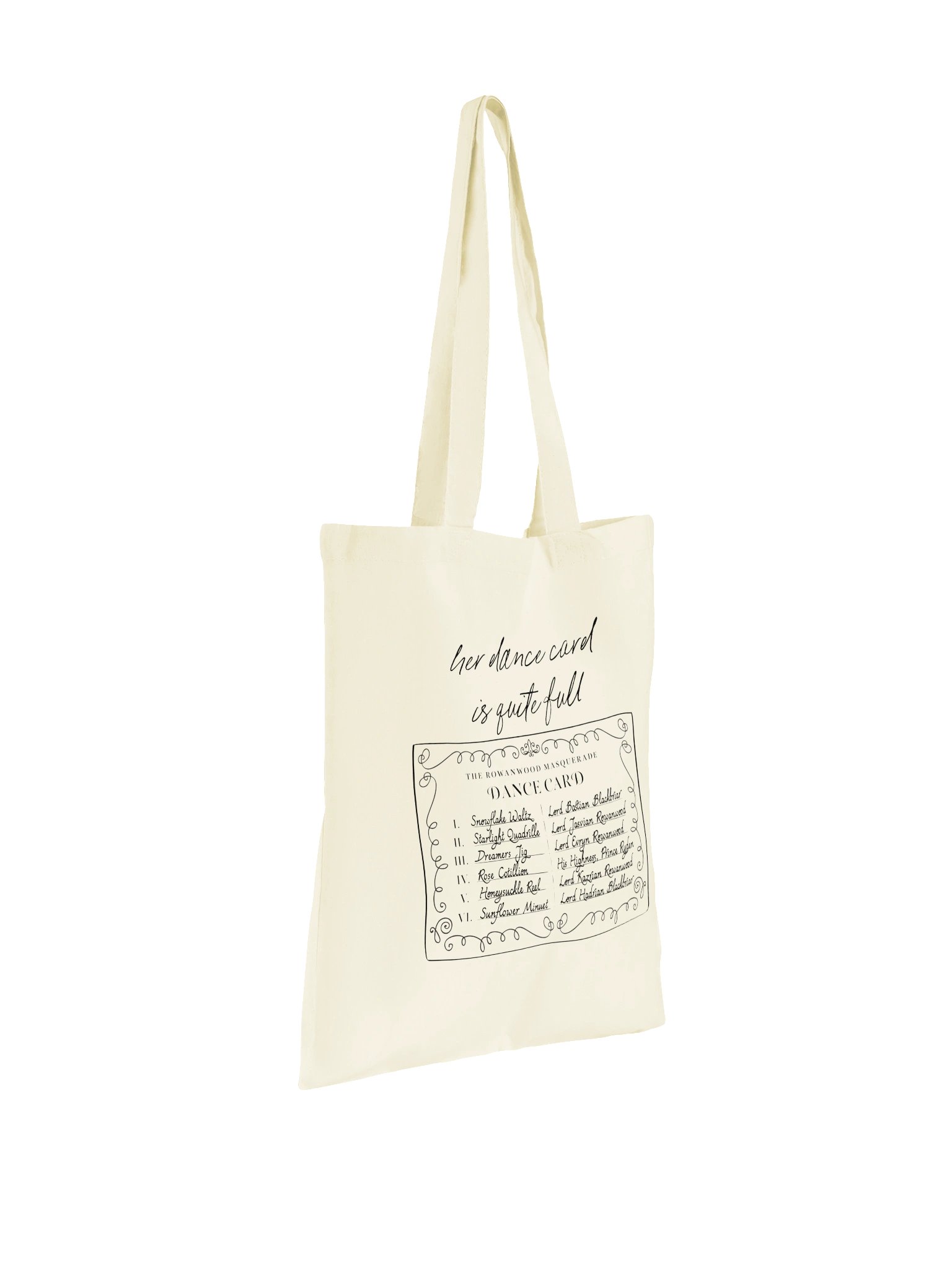 Dance Card Tote Bag product image (3)
