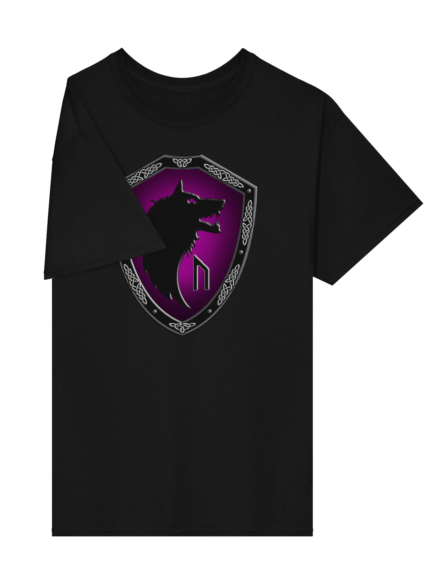 VIKING SHIELD 13 Wolf with (URUZ – Physical Strength, Speed, Untamed Potential) product image (4)