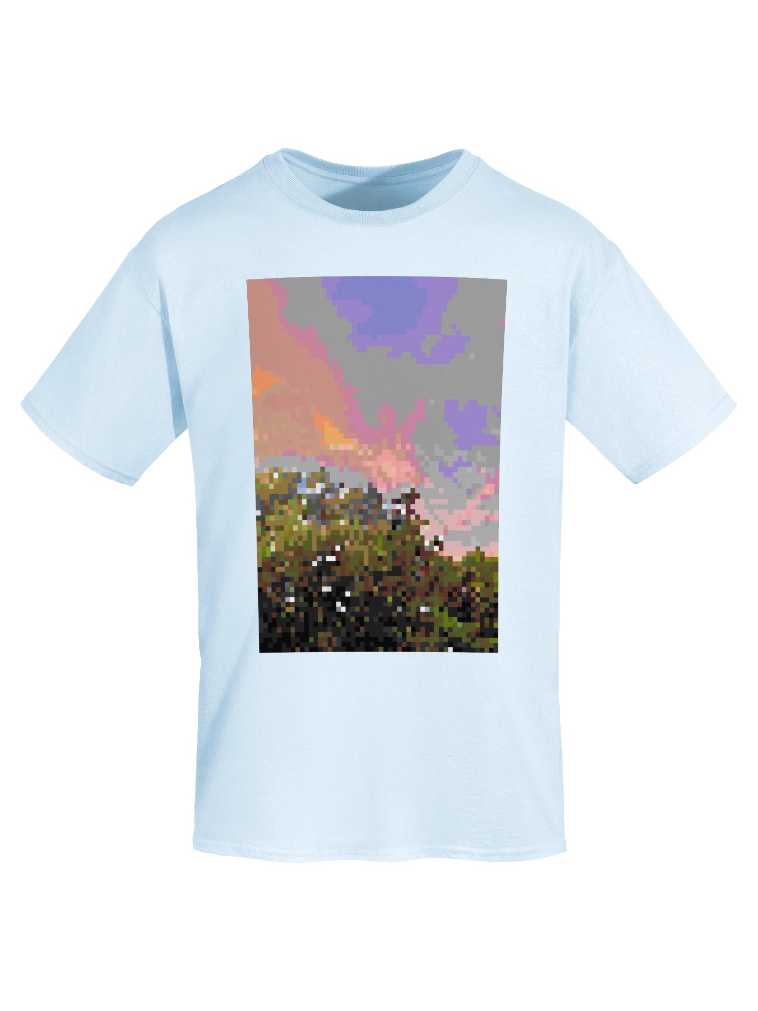 pixel candy sunset graphic tee product image (5)