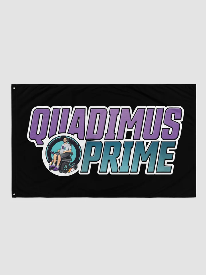Black QUADimus Prime flag product image (1)