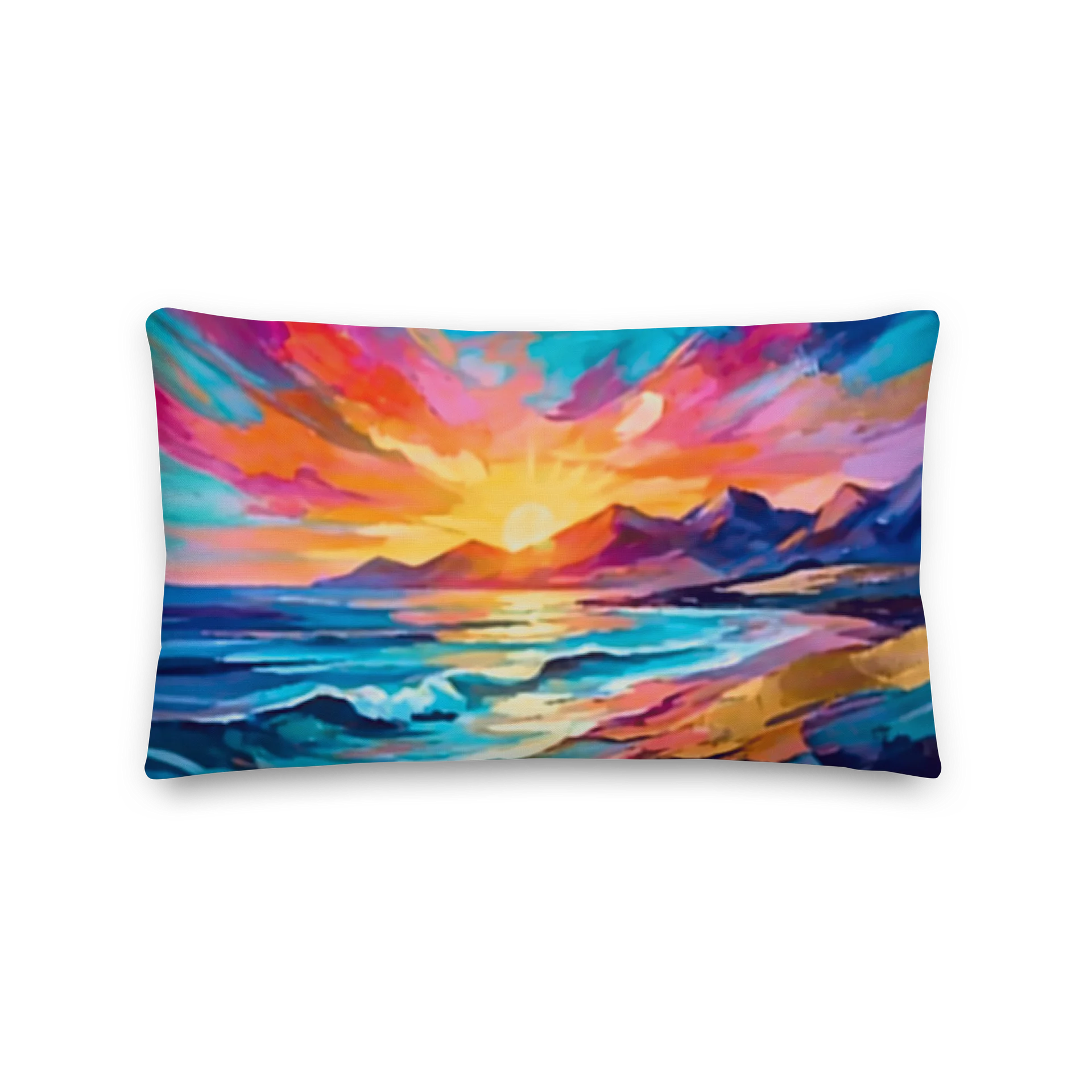 Solstice Glow All-Over Print Premium Pillow product image (1)