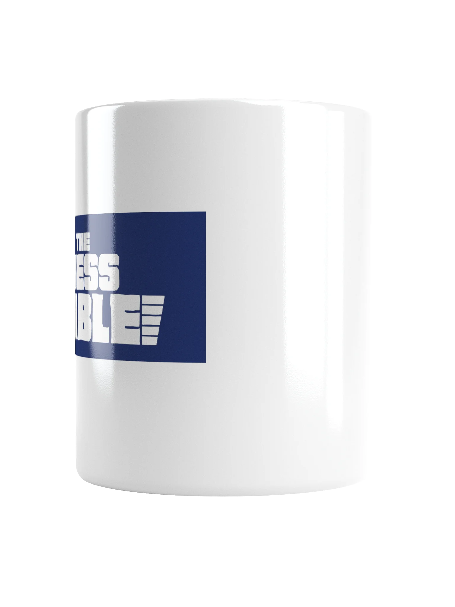 White Mug with Blue/White TMT Banner product image (16)