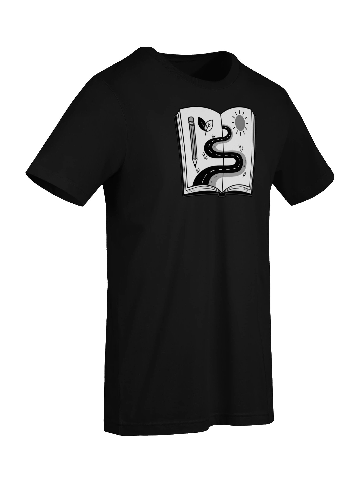 Small Moments, Kept on Paper Black and White T-Shirt product image (5)