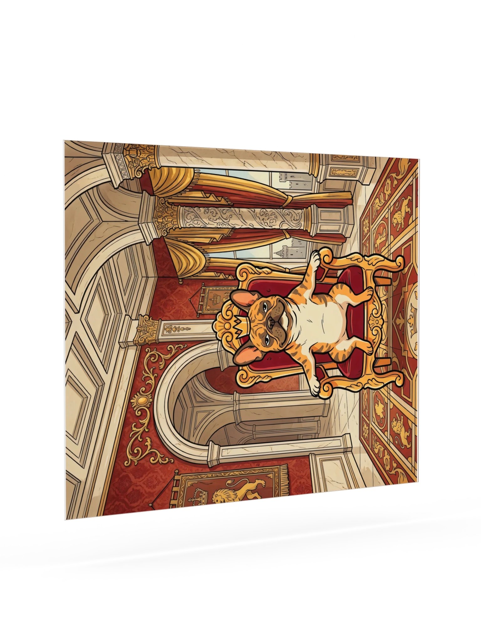 French Bulldog on the Throne Poster product image (21)