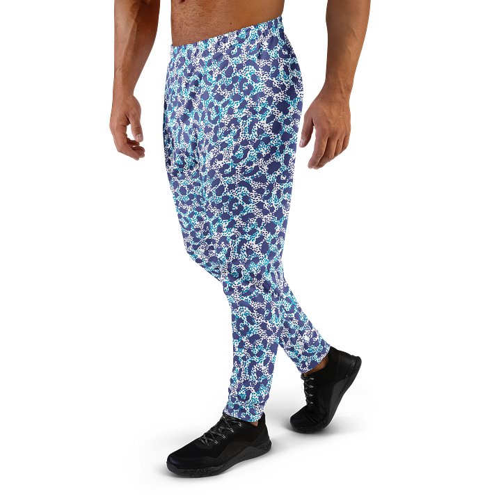 Trendy Recycled Men's Joggers with Bold Animal Print product image (1)