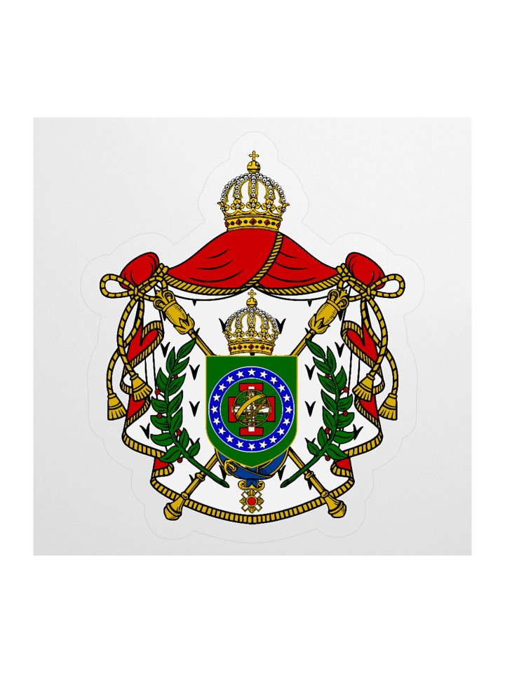 Imperial Arms of Brazil Kiss Cut Sticker product image (1)