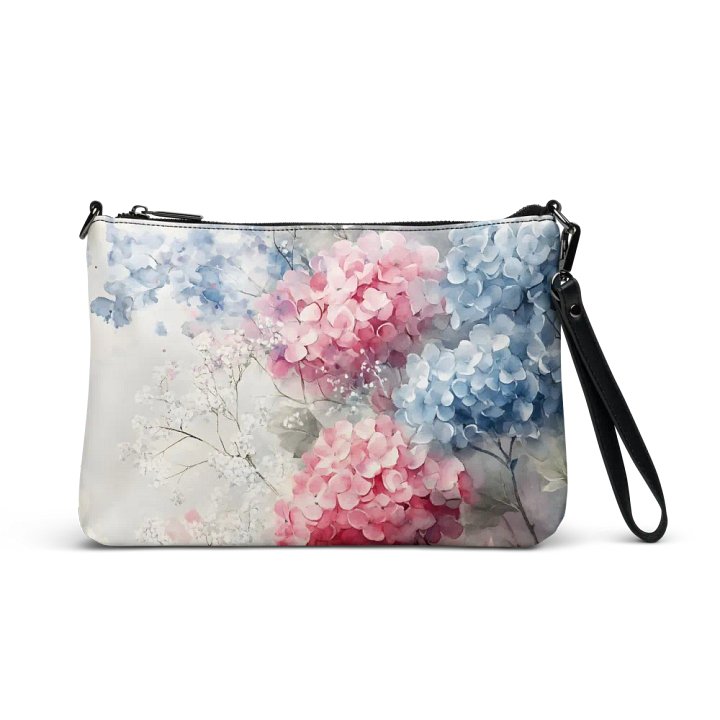 Dreamy Hydrangea All-Over Print Crossbody Bag product image (1)