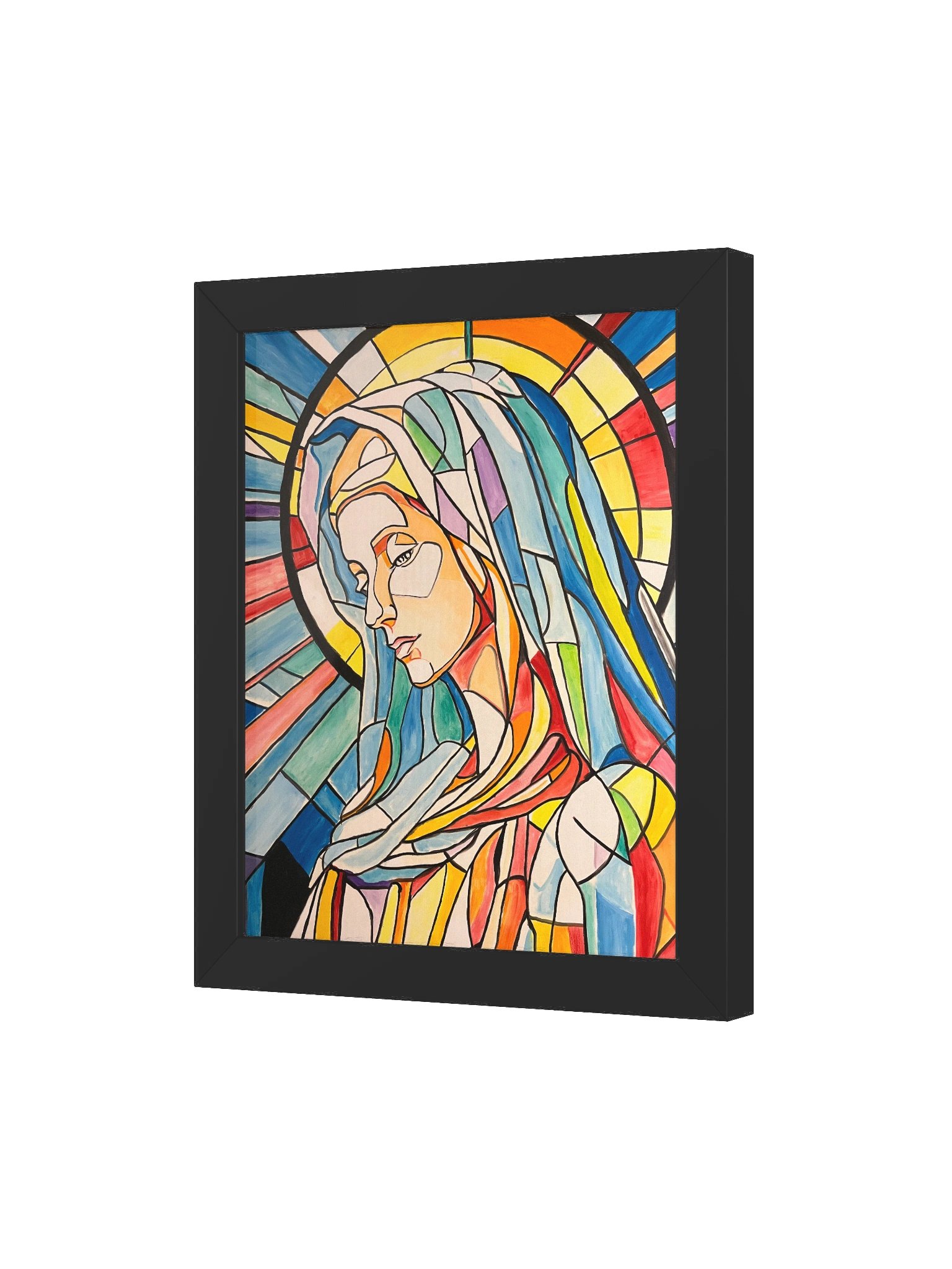 Blessed Mother by Warren Willowdale (Framed High-Quality Matte Fine Art Print) product image (3)
