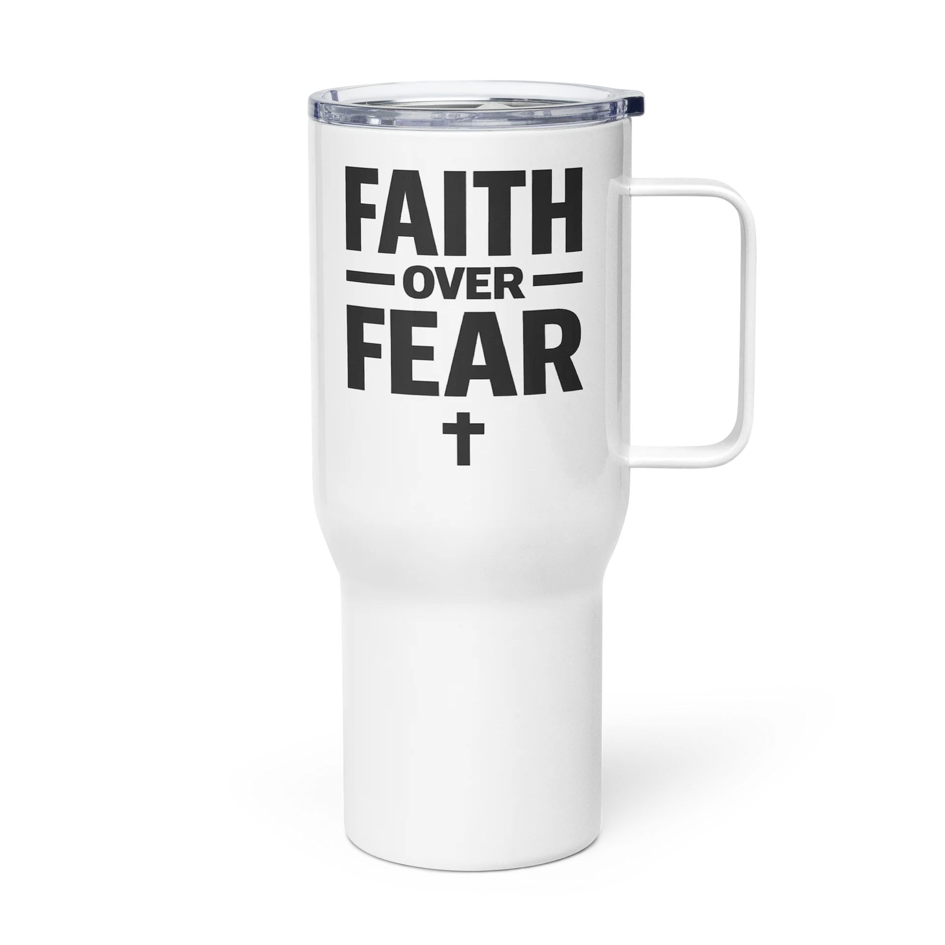 Faith Over Fear Travel Mug product image (3)