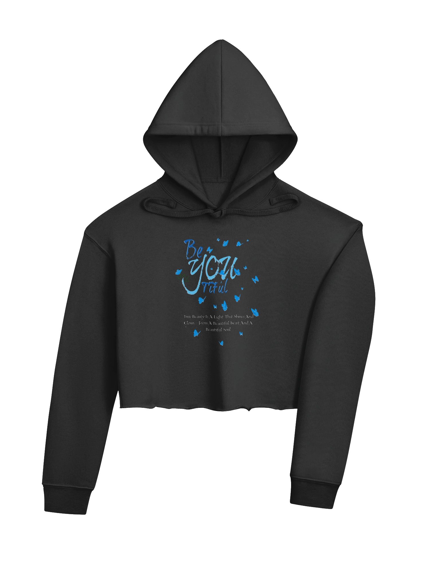 Be-You-Tiful Butterfly Crop Hoodie product image (4)