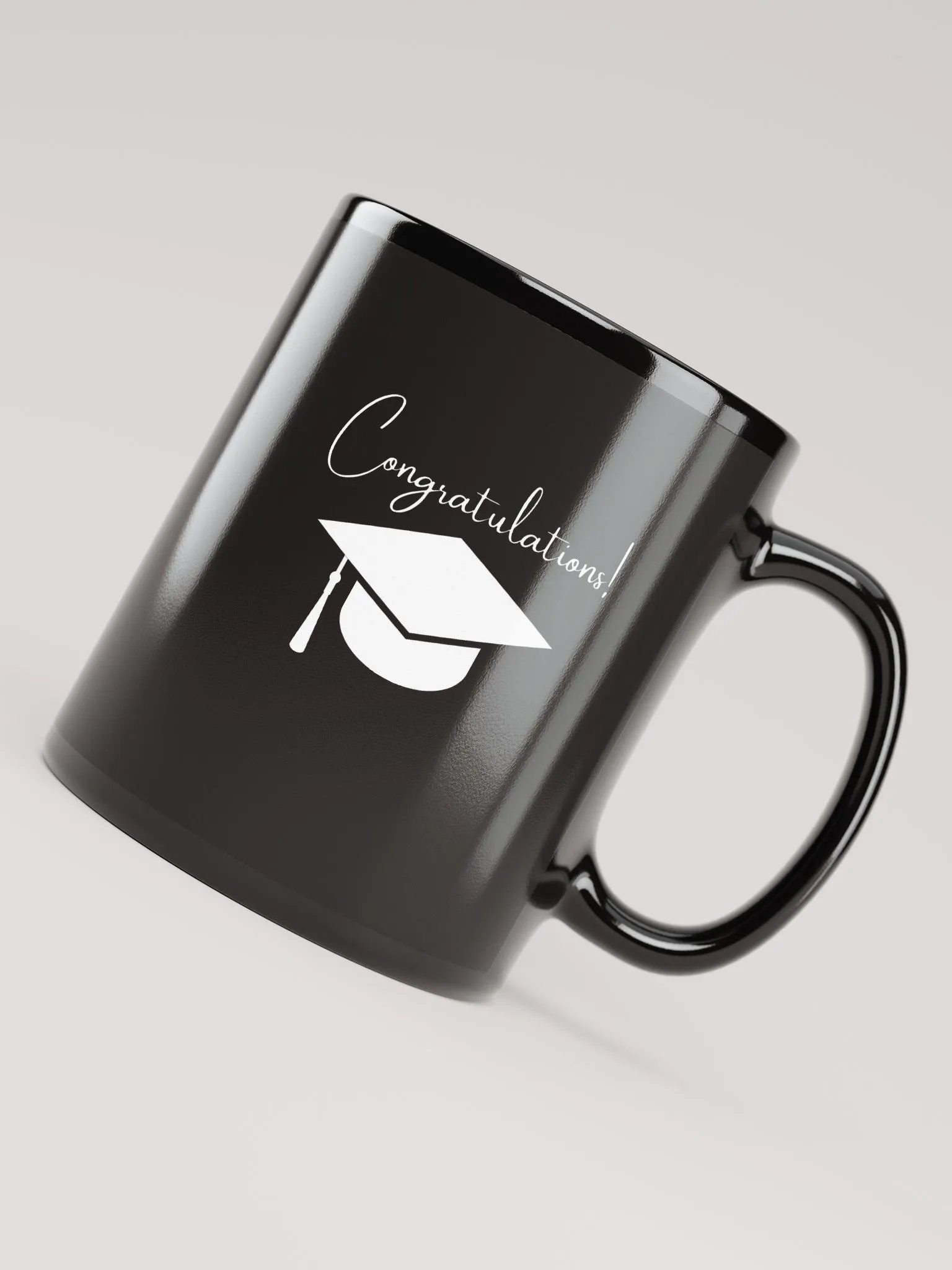 Congratulations Black Mug product image (8)