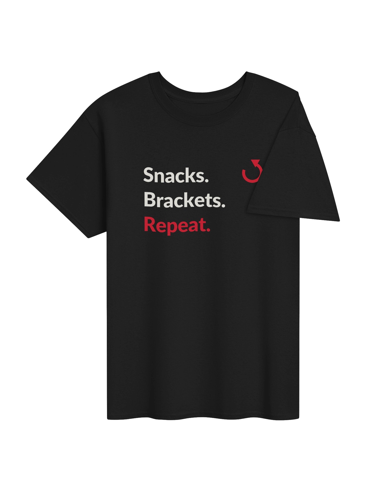 Snacks. Brackets. Repeat. — Wrestling Tee product image (4)