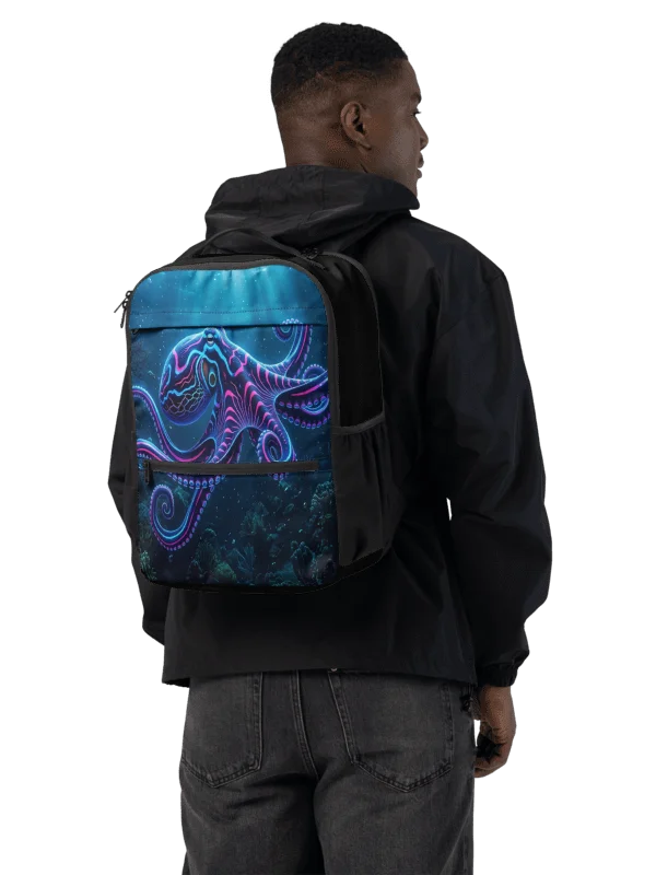 Neon Octopus Deep-Sea Utility Backpack product image (1)