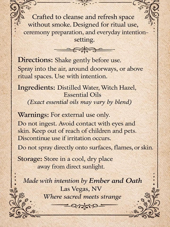 Sage Room & Ritual Spray product image (2)