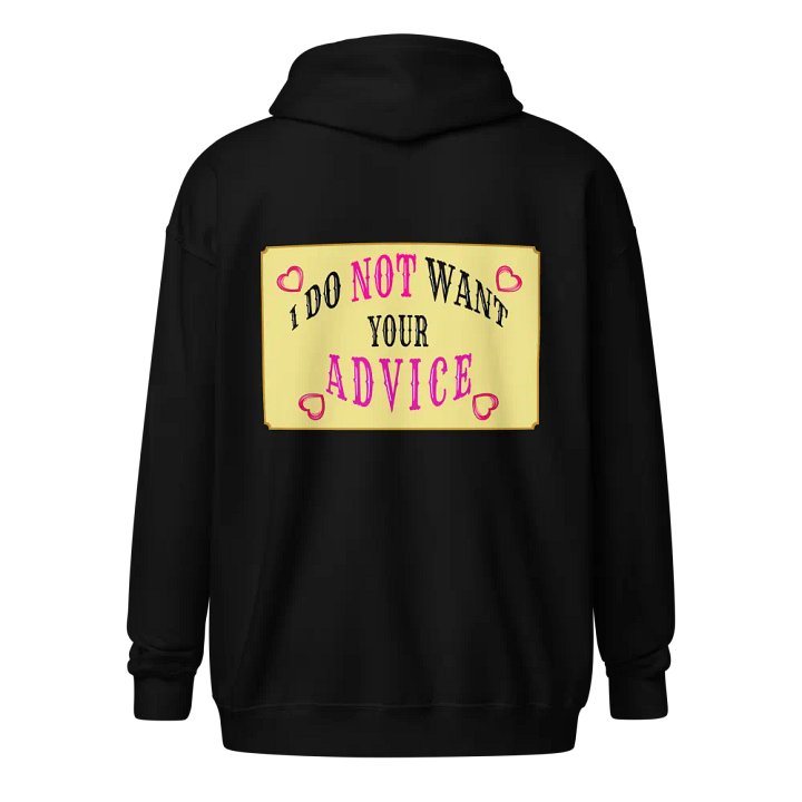 No Advice Hoodie product image (1)