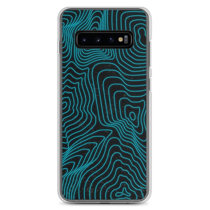 Neon Topographic Clear Case for Samsung® product image (2)