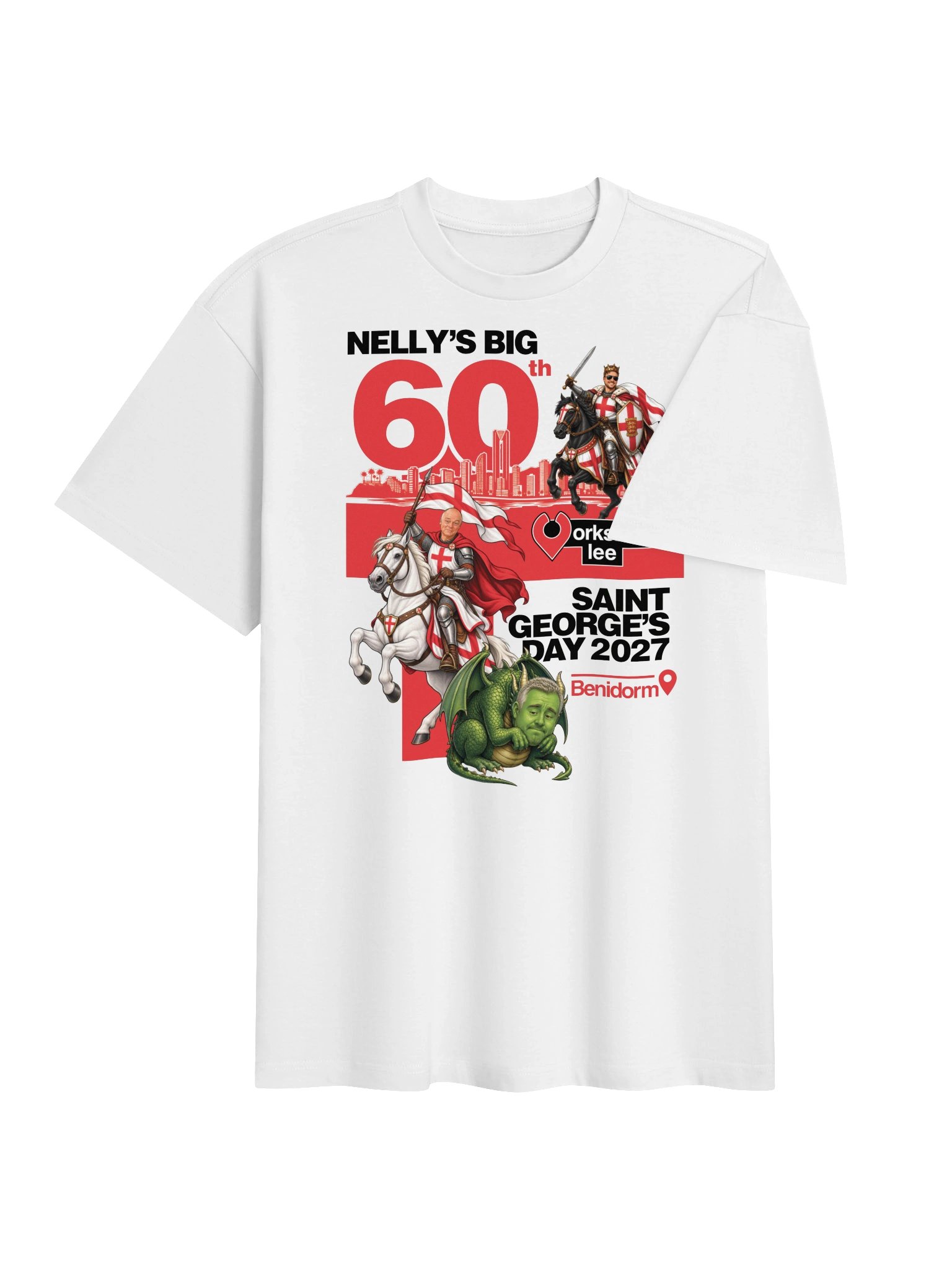Nelly's 60th Saint George's Day oversized heavyweight t-shirt product image (4)