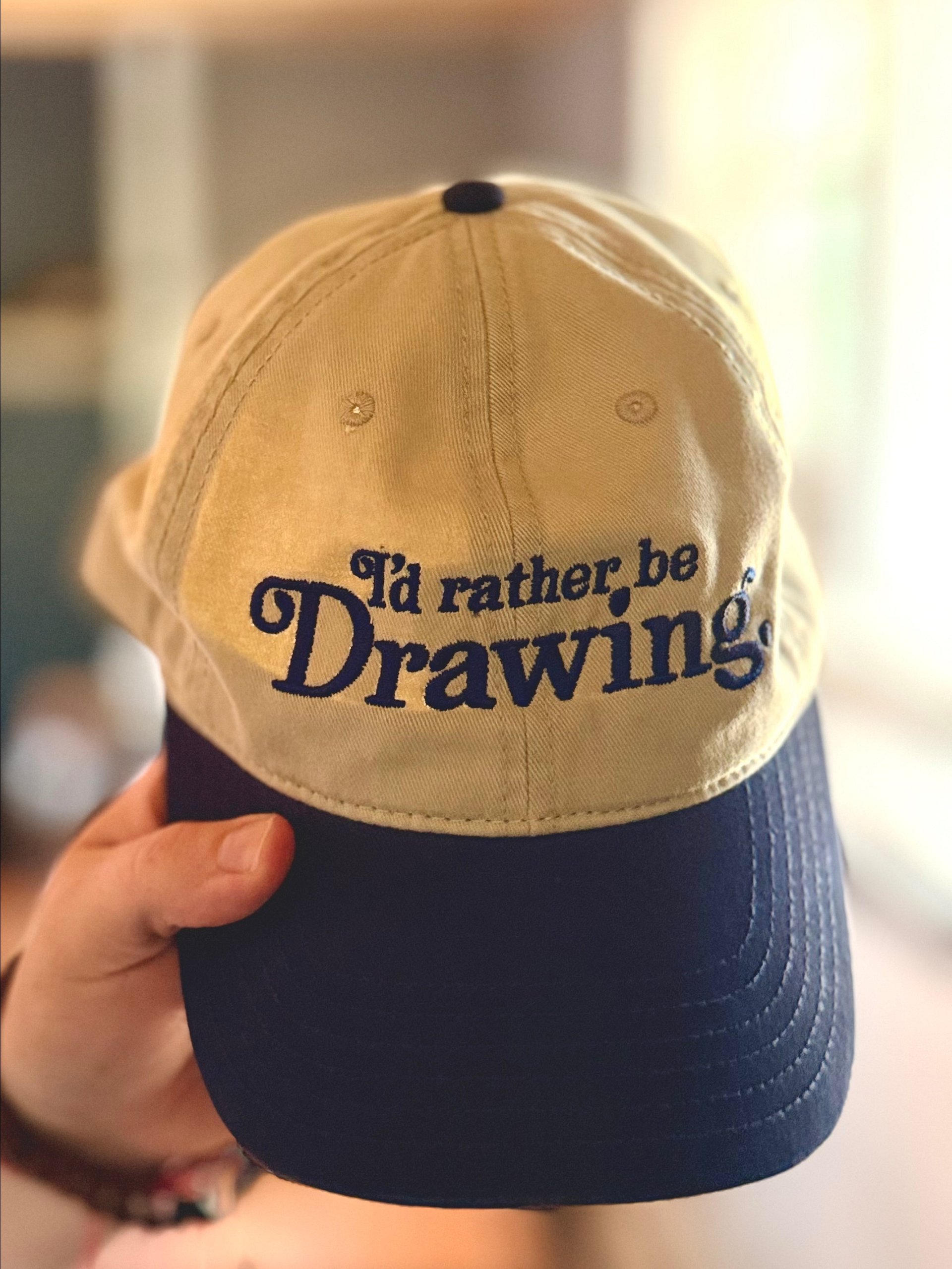 I'd Rather Be Drawing - Cap product image (15)