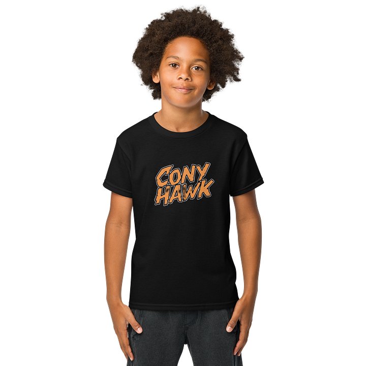 Cony Hawk Orange Graffiti Youth Tee product image (1)