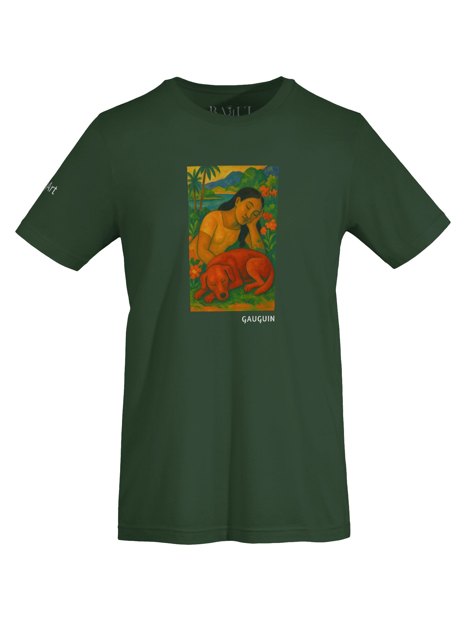 DOGART Unisex Jersey Dog T-Shirt - PAUL GAUGUIN - Iconic Painting Reimagined with Dogs product image (5)