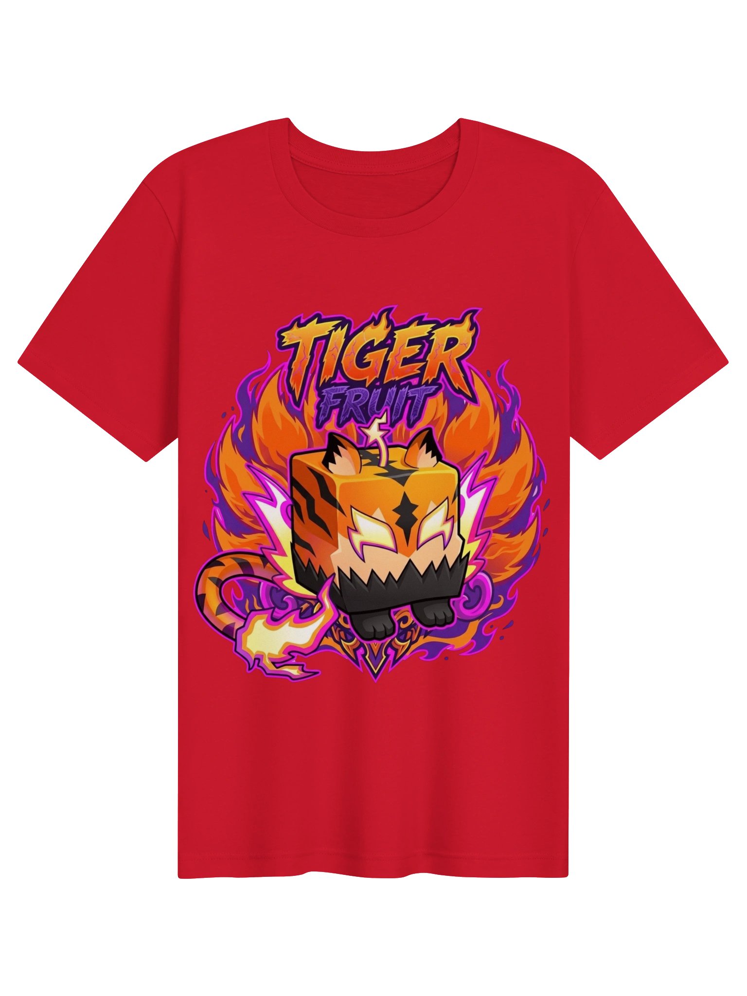 Tiger Fruit Roblox Gaming T-Shirt Gift For Kids product image (2)