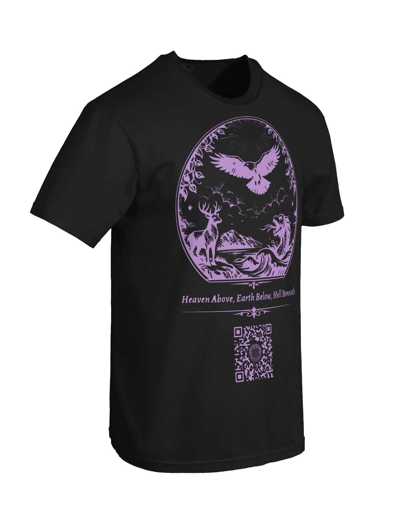 Three-Story Universe (Color on Black/White) product image (8)