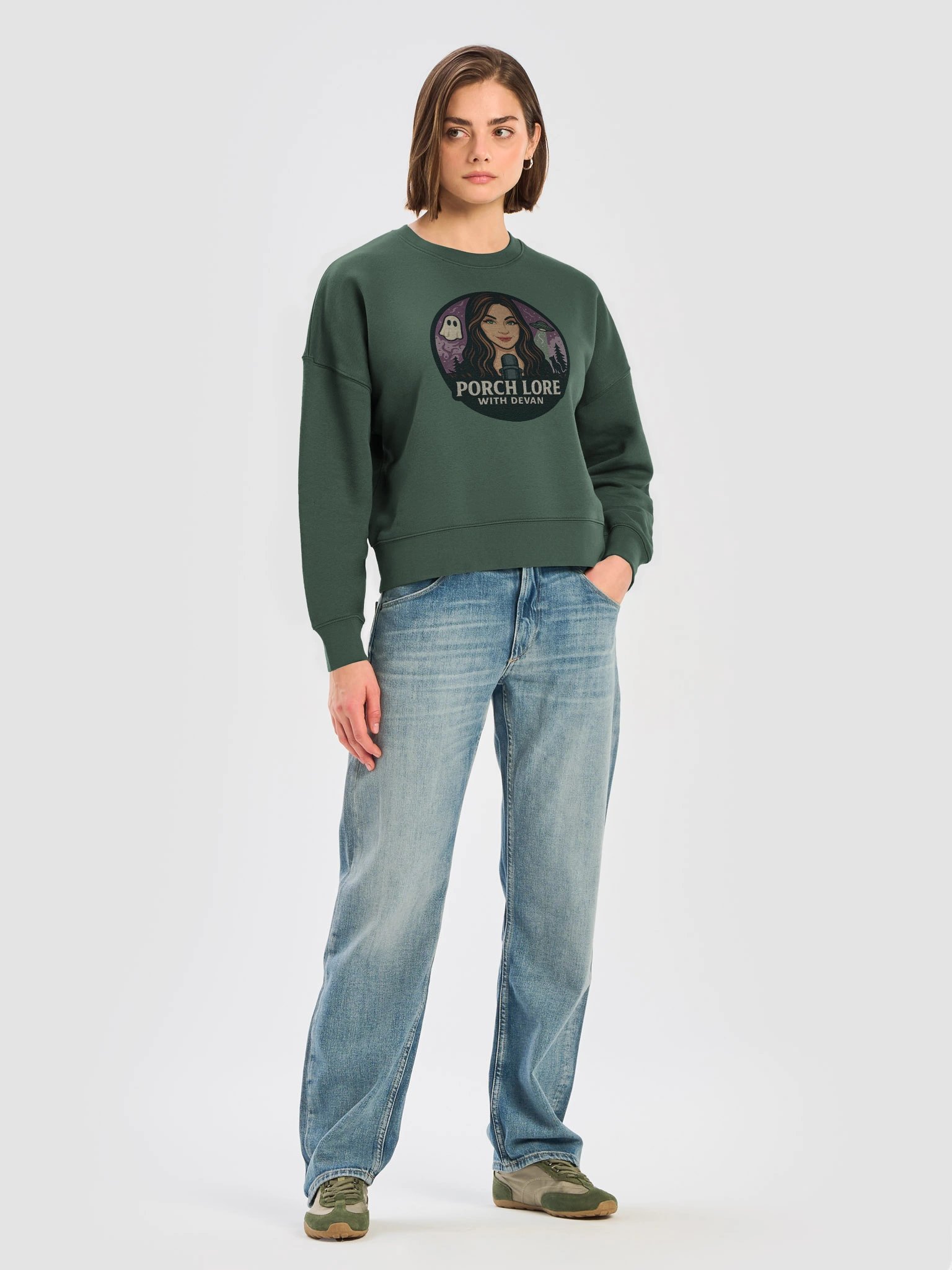 PORCH LORE DEVAN ORGANIC CREW NECK SWEATSHIRT product image (5)