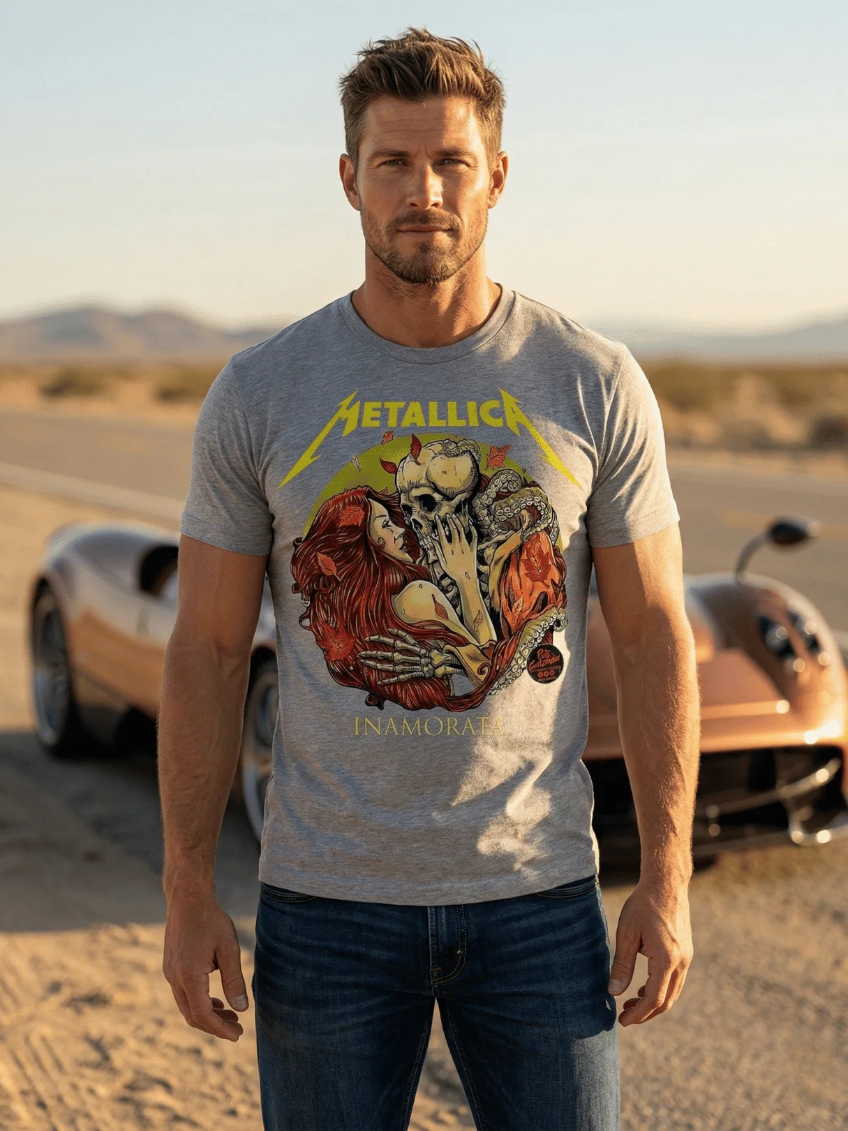 Metallica Inamorata T-Shirt | 72 Seasons Skull Woman Graphic Tee | Heavy Metal Collector Band Shirt 2023 product image (1)