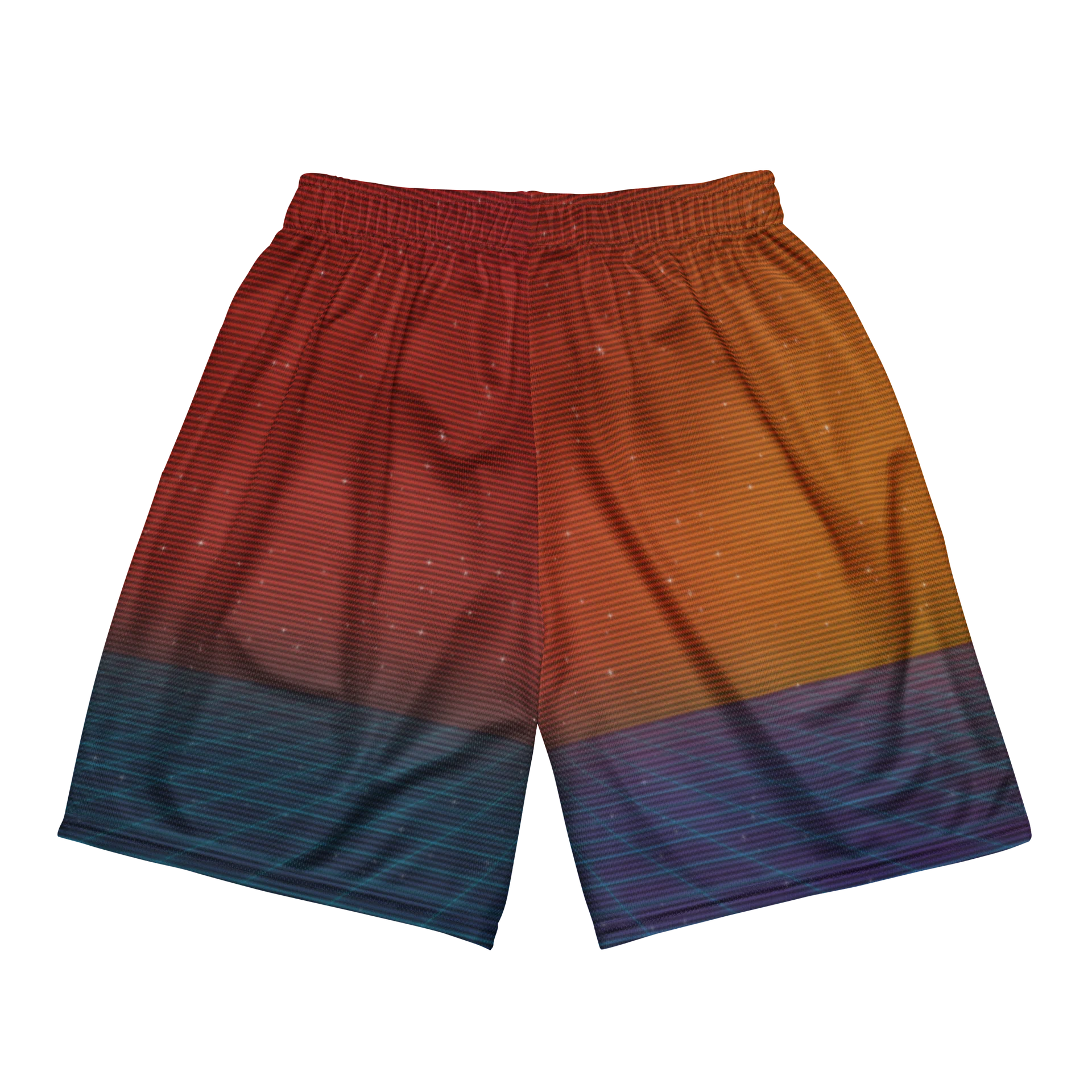 VST Vaporwave Unisex Recycled Mesh Shorts product image (5)